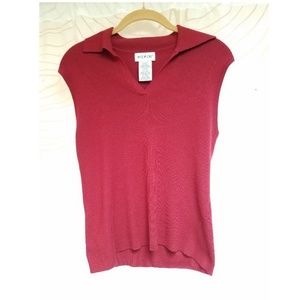 SALE | Ladies L White Stag Sleeveless Sweater Top